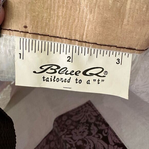 Blue Q Giant Shopper Tote Retired Discontinued Plant Head Unusual Recycled - Picture 13 of 14